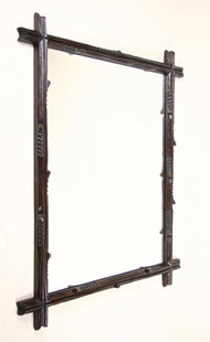 BLACK FOREST, WALL MIRROR, BASSWOOD, AUSTRIA, CIRCA 1890