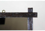 RUSTIC, BLACK FOREST, WALL MIRROR, AUSTRIA, CIRCA 1890