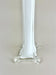 20TH CENTURY, ITALY, MURANO GLASS, LONG NECK VASE, WHITE CLEAR