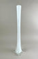 20TH CENTURY, ITALY, MURANO GLASS, LONG NECK VASE, WHITE CLEAR