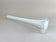 20TH CENTURY, ITALY, MURANO GLASS, LONG NECK VASE, WHITE CLEAR