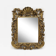 MID CENTURY ITALIAN, FLORentine, WALL MIRROR, ITALY, CIRCA 1940/50