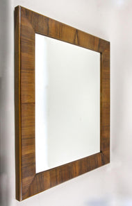19TH CENTURY, AUSTRIA, NUTWOOD, WALL MIRROR, BIEDERMEIER, 1840