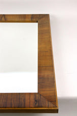 19TH CENTURY, AUSTRIA, NUTWOOD, WALL MIRROR, BIEDERMEIER, 1840