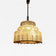 MID CENTURY, MODERN, THREE-TIER, GLASS, CHANDELIER