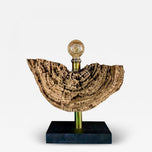 MODERN, ORGANIC, DRIFTWOOD TABLE LAMP, LED