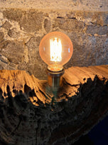 MODERN, ORGANIC, DRIFTWOOD TABLE LAMP, LED