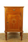 19TH CENTURY, AUSTRIA, CHERRYWOOD PILLAR CABINET, SIDE TABLE