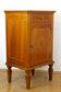19TH CENTURY, AUSTRIA, CHERRYWOOD PILLAR CABINET, SIDE TABLE