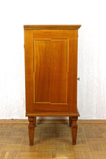 19TH CENTURY, AUSTRIA, CHERRYWOOD PILLAR CABINET, SIDE TABLE