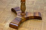 19TH CENTURY, AUSTRIA, BIEDERMEIER SIDE TABLES, NUTWOOD, CHERRYWOOD, CA 1830