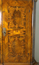 18TH CENTURY, AUSTRIA, NUTWOOD, BAROQUE CABINET, INLAY WORKS