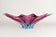 MID CENTURY, ITALY, MURANO GLASS, BOWL, PURPLE, BLUE
