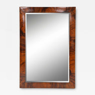 19TH CENTURY, AUSTRIA, BIEDERMEIER, WALNUT, WALL MIRROR