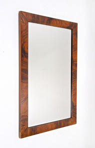 19TH CENTURY, AUSTRIA, BIEDERMEIER, WALNUT, WALL MIRROR