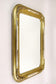 GILT, 19TH CENTURY, AUSTRIA, WALL MIRROR, STUCCO WORKS, ROUNDED CORNERS, CA 1840