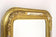 GILT, 19TH CENTURY, AUSTRIA, WALL MIRROR, STUCCO WORKS, ROUNDED CORNERS, CA 1840