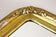 GILT, 19TH CENTURY, AUSTRIA, WALL MIRROR, STUCCO WORKS, ROUNDED CORNERS, CA 1840