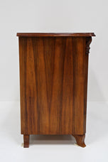 19TH CENTURY, AUSTRIA, NUTWOOD CHEST OF DRAWERS, BIEDERMEIER