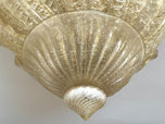 MURANO GLASS, GOLDEN, CEILING LIGHT, FLUSH MOUNT, VENICE, 2003