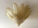 MURANO GLASS, GOLDEN, CEILING LIGHT, FLUSH MOUNT, VENICE, 2003