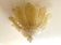 MURANO GLASS, GOLDEN, CEILING LIGHT, FLUSH MOUNT, VENICE, 2003
