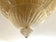 MURANO GLASS, GOLDEN, CEILING LIGHT, FLUSH MOUNT, VENICE, 2003