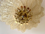 MURANO GLASS, GOLDEN, CEILING LIGHT, FLUSH MOUNT, VENICE, 2003