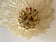 MURANO GLASS, GOLDEN, CEILING LIGHT, FLUSH MOUNT, VENICE, 2003