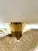 MURANO GLASS, GOLDEN, CEILING LIGHT, FLUSH MOUNT, VENICE, 2003