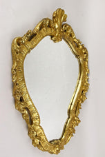 LATE 18TH CENTURY, ITALY, WALL MIRROR, GILT, HANDCARVED, BAROQUE