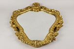 LATE 18TH CENTURY, ITALY, WALL MIRROR, GILT, HANDCARVED, BAROQUE