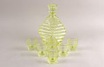 20TH CENTURY, ART DECO, LIQUOR SET, DECANTER, SHOT GLASSES