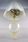 MURANO TABLE LAMP, ITALY, 24K GOLD FLAKES, 1960