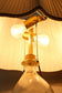 MURANO TABLE LAMP, ITALY, 24K GOLD FLAKES, 1960