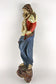 18TH CENTURY, AUSTRIA, POLYCHROME VIRGIN & CHILD WALL SCULPTURE
