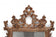 19TH CENTURY, ITALY, VENETIAN WALL MIRROR, SILVERED, BRONZED, HANDCARVED, 1840
