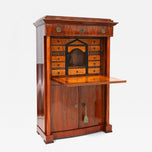 19TH CENTURY, AUSTRIA, NUTWOOD, BIEDERMEIER, SECRETARY DESK