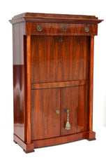 19TH CENTURY, AUSTRIA, NUTWOOD, BIEDERMEIER, SECRETARY DESK