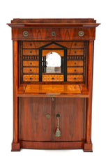19TH CENTURY, AUSTRIA, NUTWOOD, BIEDERMEIER, SECRETARY DESK