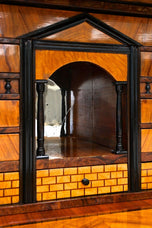 19TH CENTURY, AUSTRIA, NUTWOOD, BIEDERMEIER, SECRETARY DESK