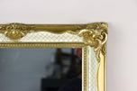 GILT, WHITE, VENETIAN, ROCOCO, STYLE, WALL, MIRROR