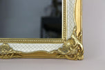 GILT, WHITE, VENETIAN, ROCOCO, STYLE, WALL, MIRROR