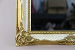 GILT, WHITE, VENETIAN, ROCOCO, STYLE, WALL, MIRROR
