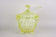 20TH CENTURY, BOHEMIA, CITRUS YELLOW, ART DECO, PUNCH BOWL SERVICE