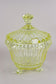 20TH CENTURY, BOHEMIA, CITRUS YELLOW, ART DECO, PUNCH BOWL SERVICE