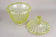 20TH CENTURY, BOHEMIA, CITRUS YELLOW, ART DECO, PUNCH BOWL SERVICE