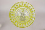 20TH CENTURY, BOHEMIA, CITRUS YELLOW, ART DECO, PUNCH BOWL SERVICE