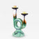 MID CENTURY, AUSTRIA, CERAMIC CANDLE HOLDER, MARKED, 1950