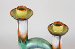 MID CENTURY, AUSTRIA, CERAMIC CANDLE HOLDER, MARKED, 1950